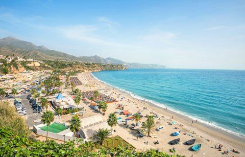 Best Travel Destinations in Spain—Nerja beach Costa del Sol